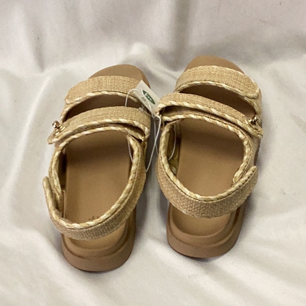 Womens Tilly Raffia Platform Footbed Sandals - a New Day - tan - new - Picture 6 of 7